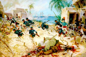 The American attack on Derna