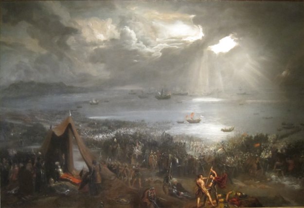 The Battle of Clontarf, painted in 1826 by Hugh Frazer (1795 - 1865)