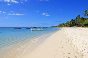 A beach on Mauritius (Credit: Wikipedia/Romeodesign)